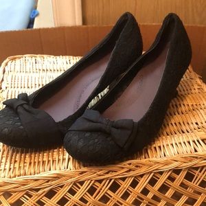 JELLYPOP black lace heel with bow